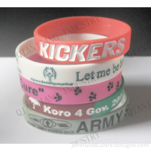 silicone bracelet silicone wristband